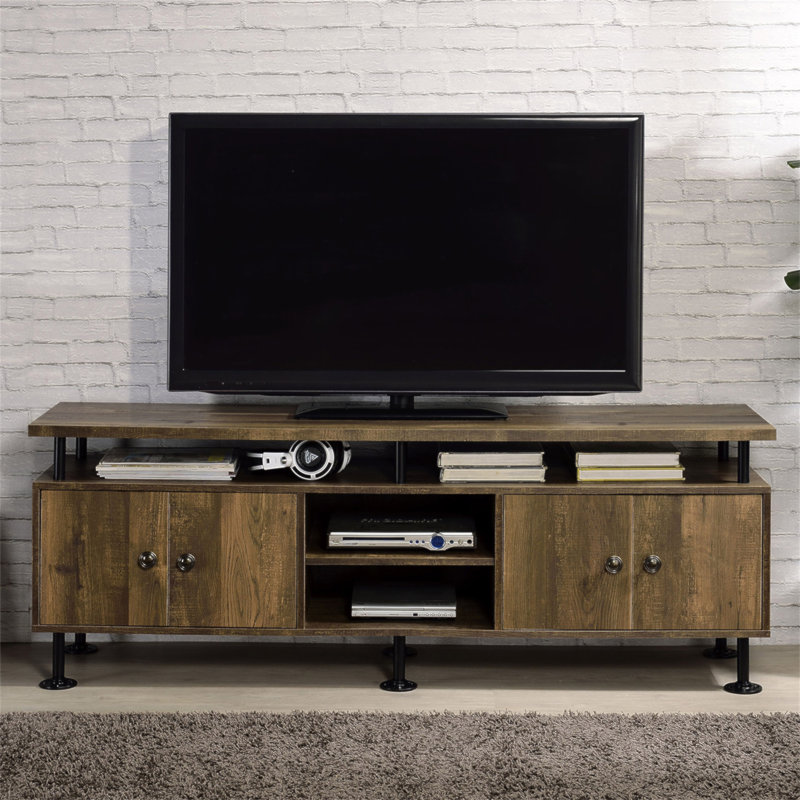Meuble télé 60 po avec 4 compartiments ouverts