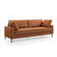 Etta 214.1Cm Velvet Square Arms Sofa-982565740