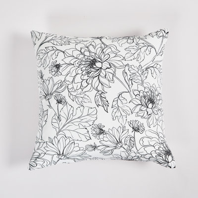 Coussin floral 22 po