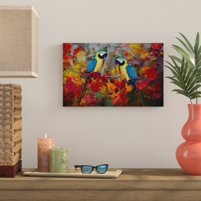 «Bird Collection 19», reproduction d'impression sur toile tendue