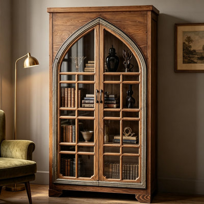 American style retro luxury bookcase