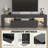 Manjesh  63'' Media Console, TV Stand for TV up to 70",Entertainment Center with LED Lights-633386167
