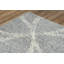 Tapis gris / blanc en laine à motif géométrique Grida-338652334