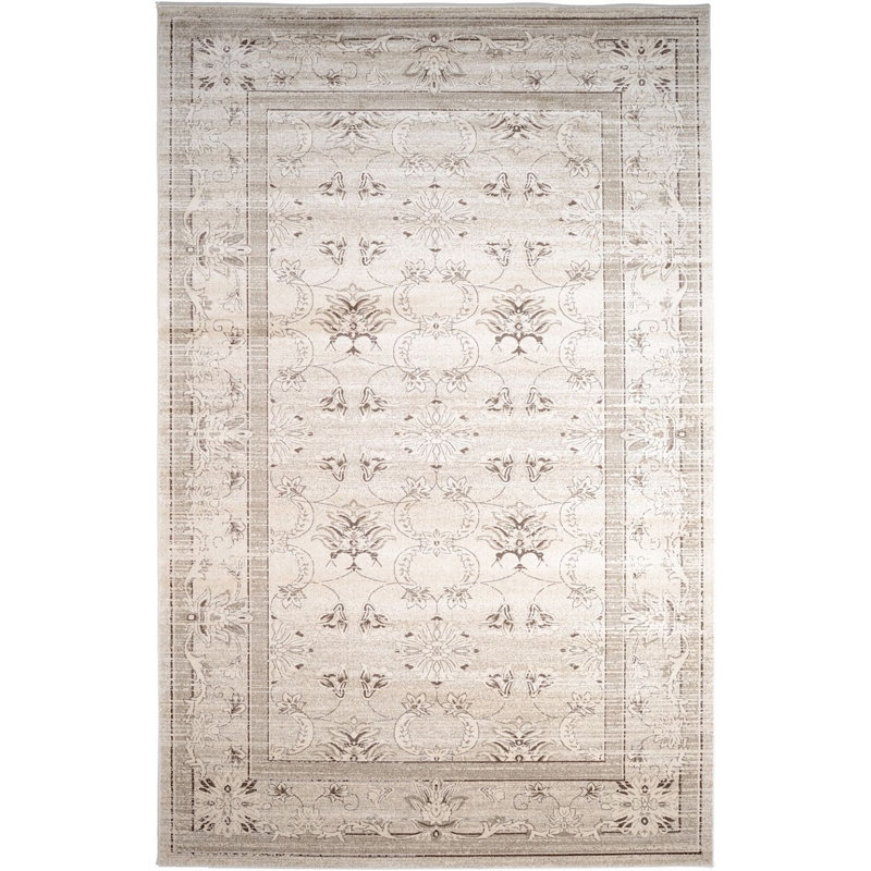 Mcenroe Oriental Indoor Rug, Rectangle 6' x 9'