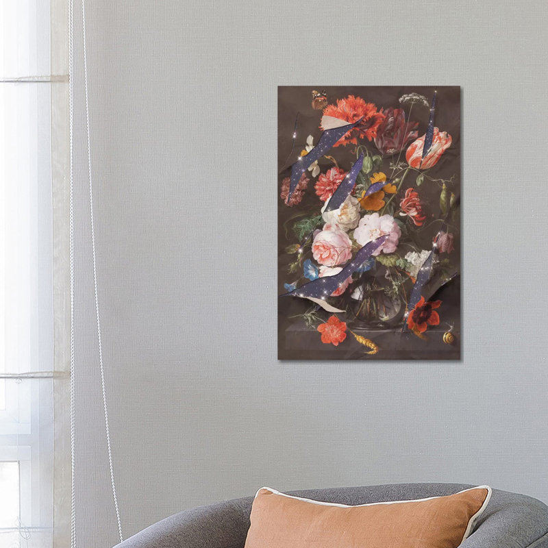 Flowers Of The Galaxy by Jonas Loose - Wrapped Canvas Print, 66.04 cm H x 45.72 cm W x 3.175 cm D
