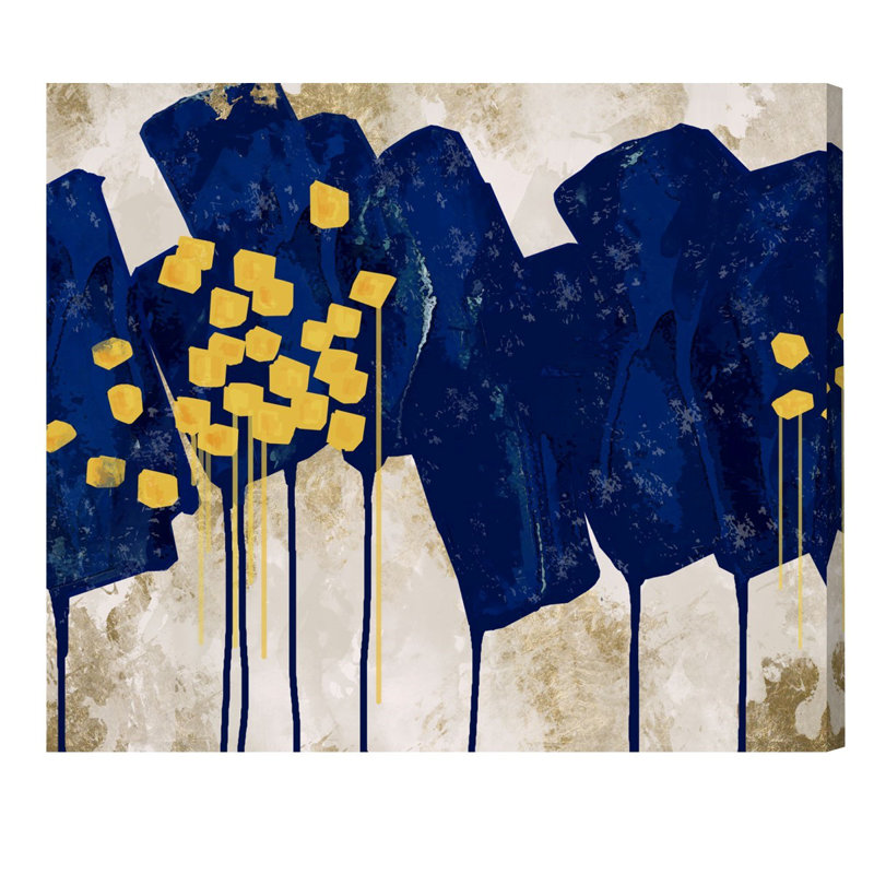 Sapphire Movement - Print on Canvas, 17" H x 20" W, Wrapped Canvas