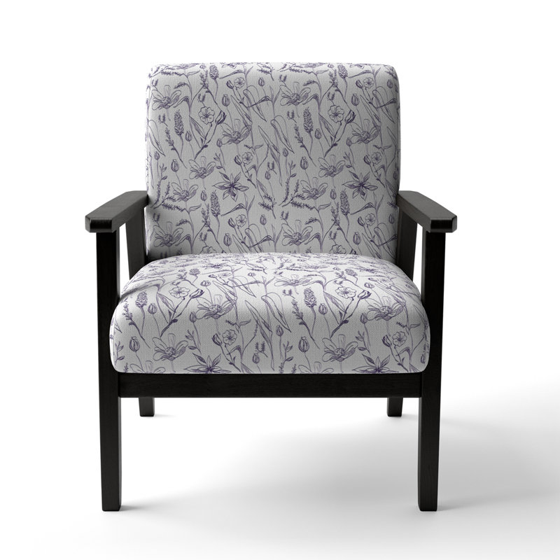 Chaise avec accoudoirs d'appoint Pen Penn Floral