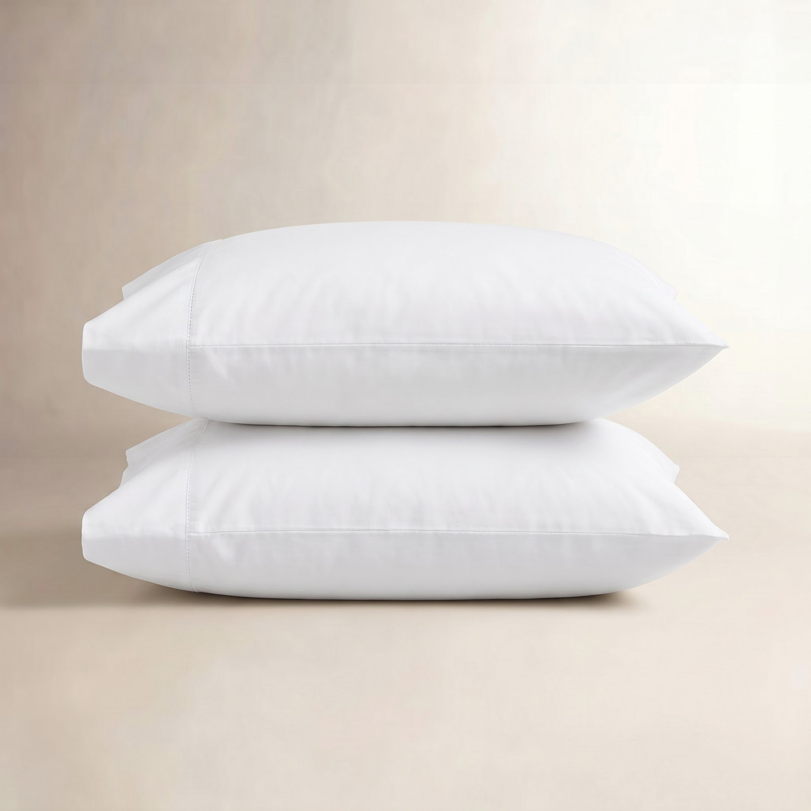 Ludlow Tencel Cotton Pillowcase, Standard/Twin, White