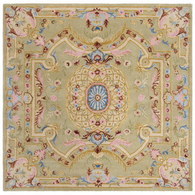 Priscila Savonnerie Hand Tufted Indian Wool Oriental Rug