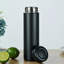 Bouteille d'eau isotherme en acier inoxydable 17 oz (noir)
