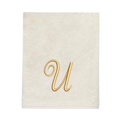 Winston Porter Zakaryan Bath Towel Letter U