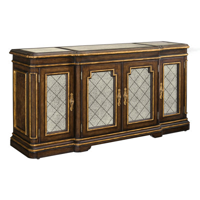 Sovereign 78 in. W Solid Wood Sideboard