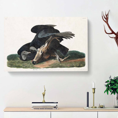 Black Vultures - Wrapped Canvas Painting
