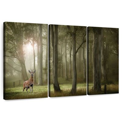 Cerf de forêt français Brampt
