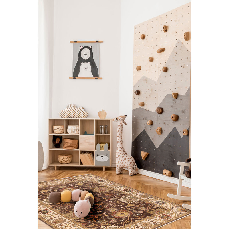Jules Serapi Brown Rug 5'10" x 9'0"