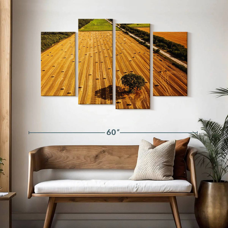 Alvord Hay Bales Fields, H 32 po x l 52 po