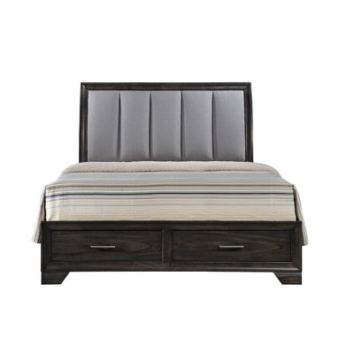 Lit plateforme grand avec rangement 1pc