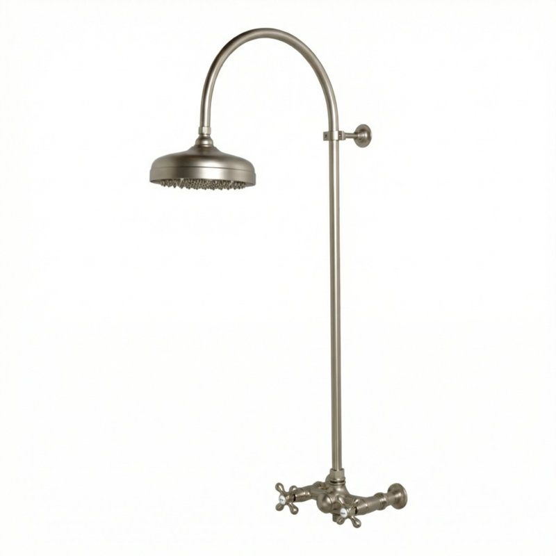 Système de douche 60 po Exposed, Nickel mat