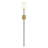 Hague 1 - Light Dimmable Black/Brass Wallchiere