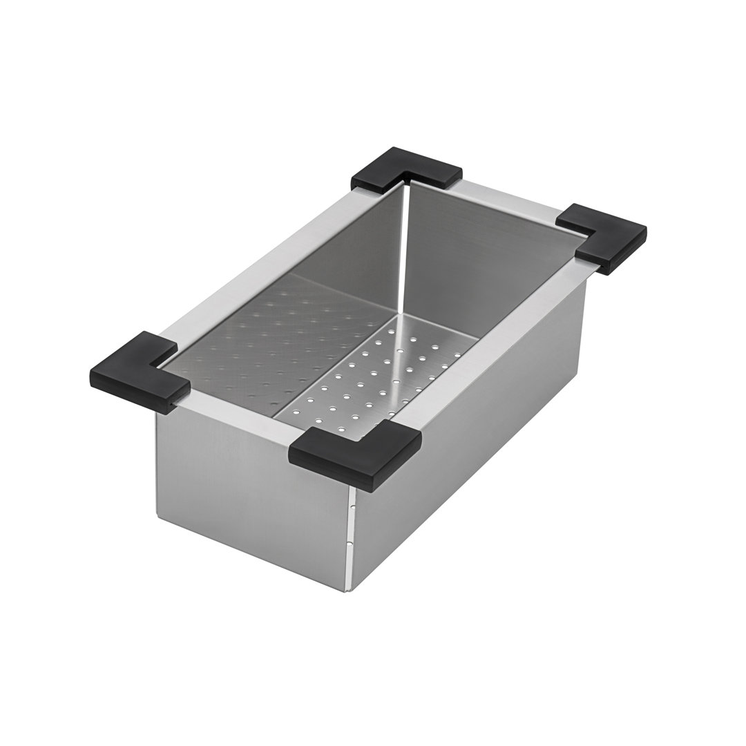 Ruvati replacement colander for RVH8210, RVH8221, RVH8222, RVH8333, RVQ5210 sink - Stainless Steel Ruvati