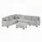 Sectional Upholstered L-shaped Sofa-118401776