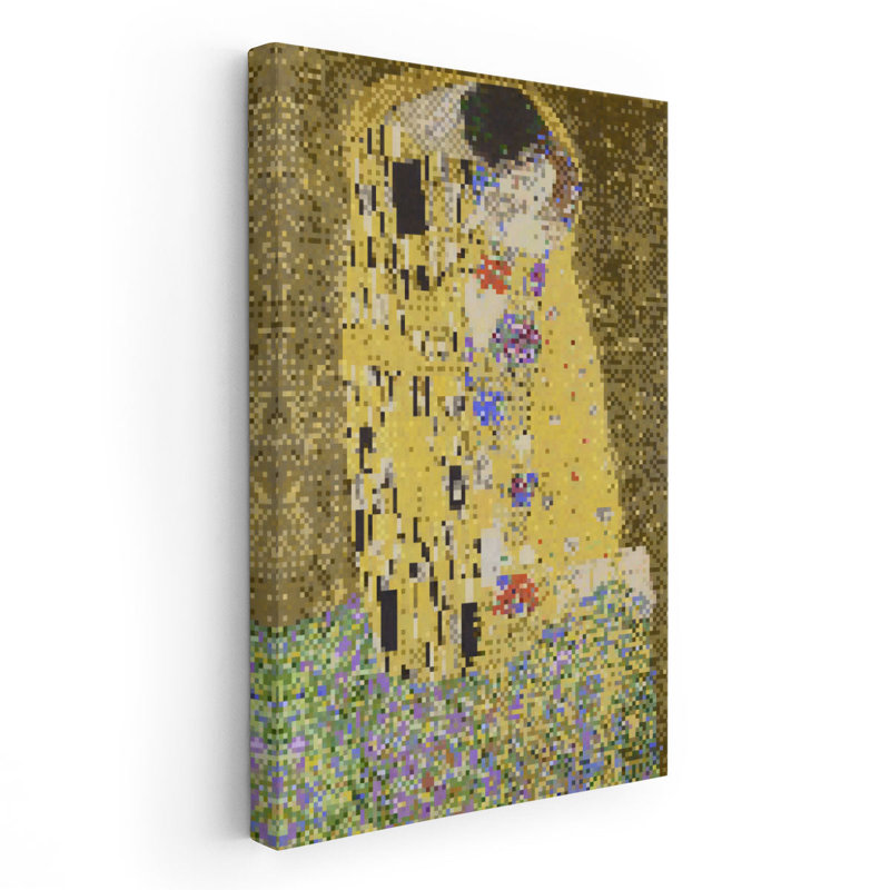 Famous Pixel Paintings I - reproduction d'art sur toile, H 30 po x l 20 po