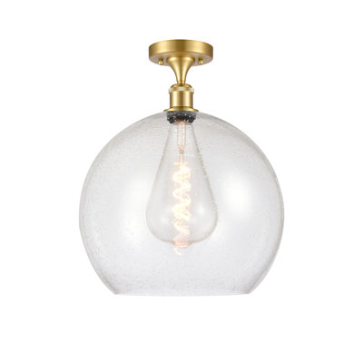 Plafonnier semi-encastré 1 lumière