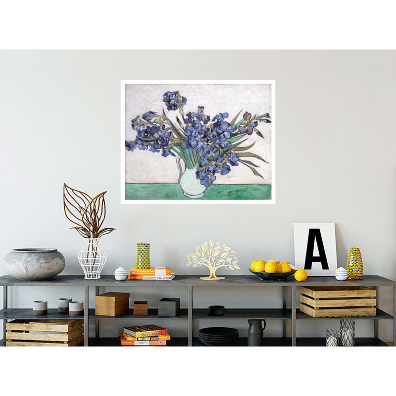 «Irises» par Vincent van Gogh - Estampe numérique, H 32 po x l 40 po