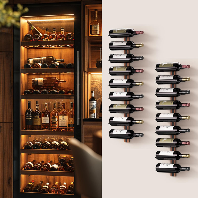 Catreena Wine Bottle Rack Brown