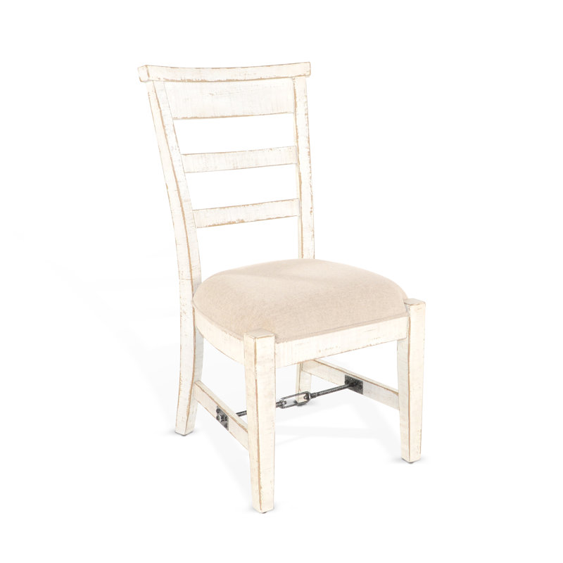 Chaise d'appoint Chelly, Sable blanc, Blanc