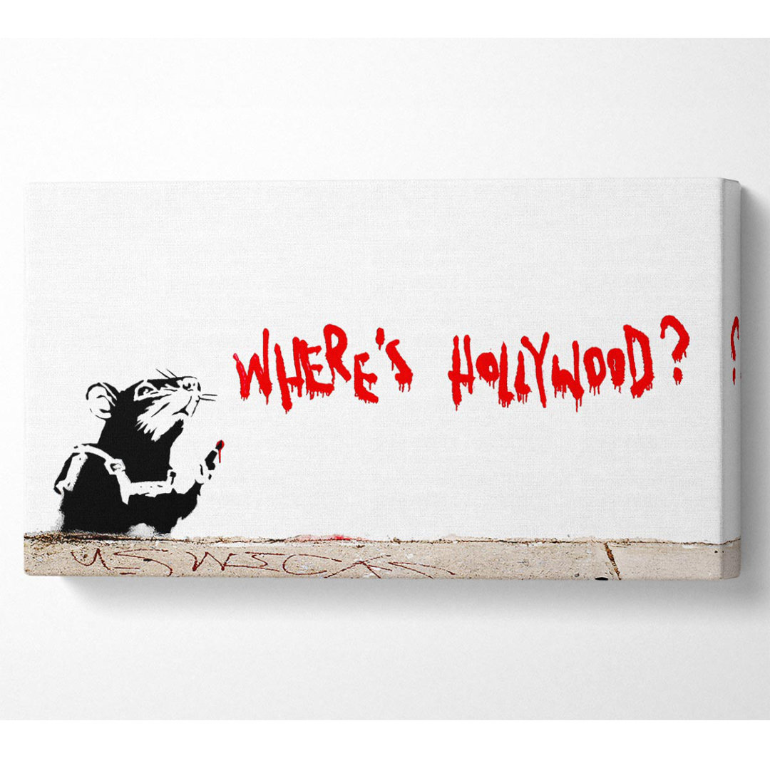 Artigoran Rat Wheres Hollywood - Kunstdrucke auf Leinwand