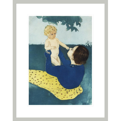 «Under the Horse» par Mary Cassatt - Impression sur toile