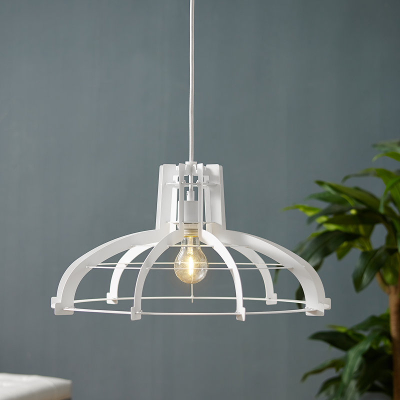 Dunnigan 1 - Light Single Pendant, White
