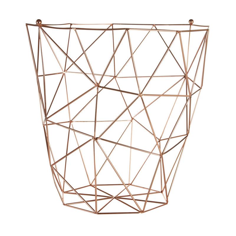 Fairmont Park Decorative Basket, Copper