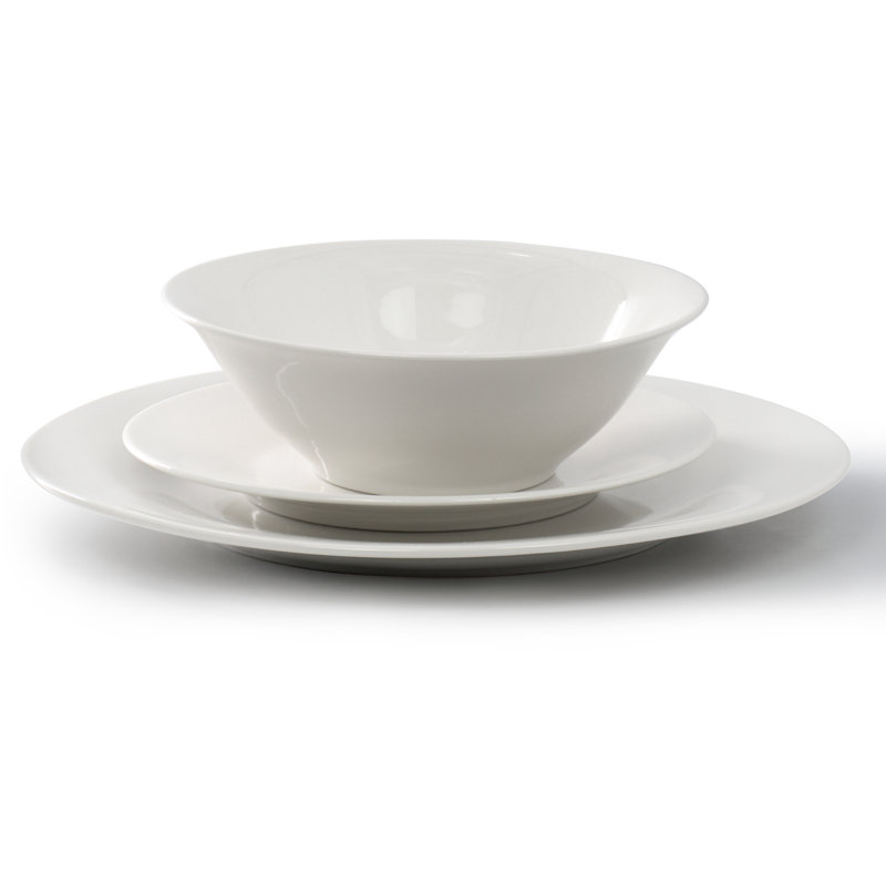 Gibson Home Everyday 12 Piece Round Fine Ceramic Dinnerware Set