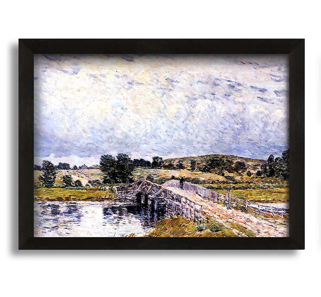 Hassam die Brücke von Old Lyme - Einzelne Bilderrahmen Kunstdrucke