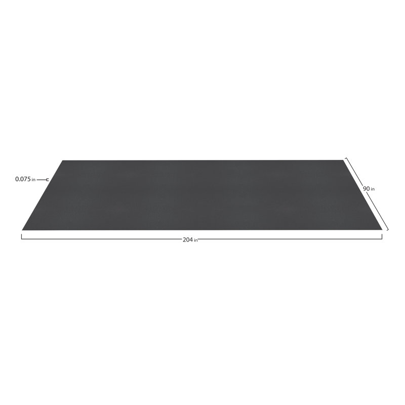 Tapis protecteur de sol en céramique, Gris ardoise, L 7,5 pi x l 17 pi x H 75 mm
