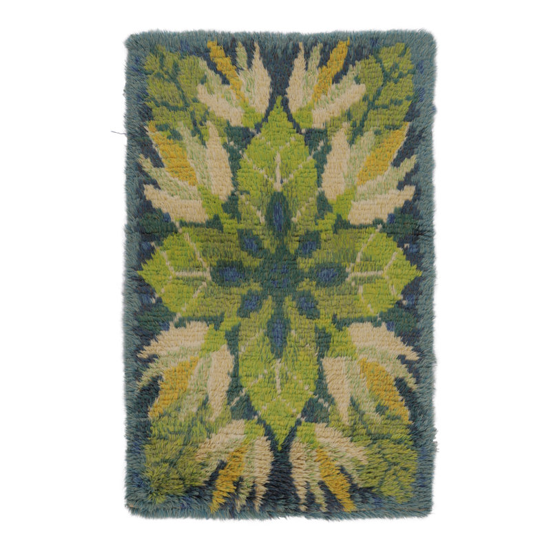 Vintage One-of-a-Kind 3'1X4'9 Hand Knotted Area Rug