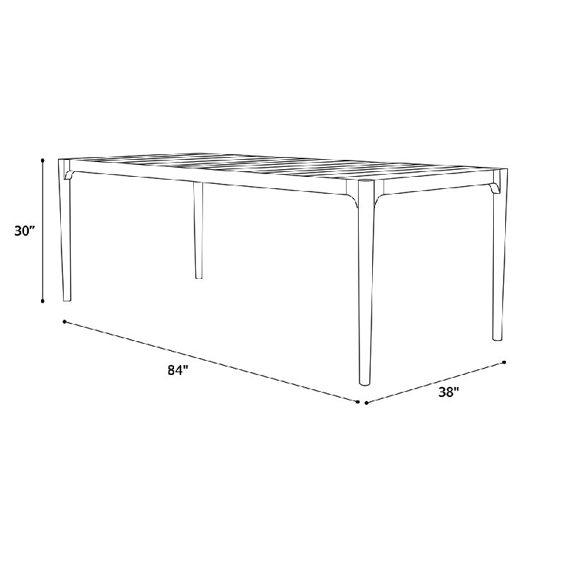 Teak Outdoor Dining Table