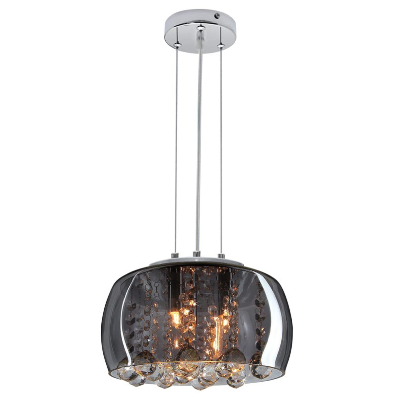 URBNLIVING 3 - Light Grey Single Pendant