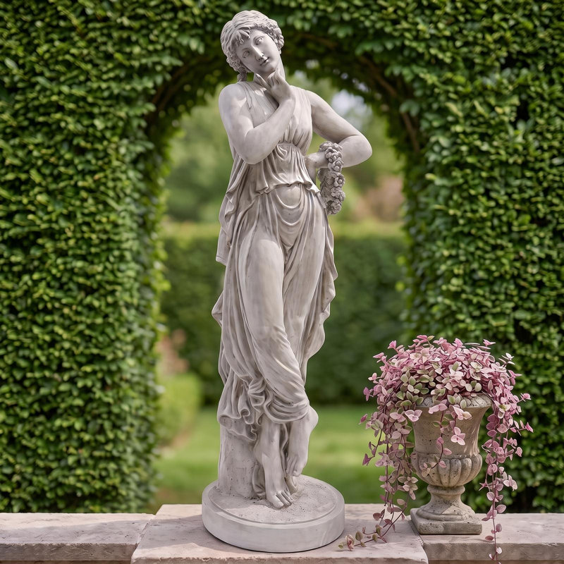 Dancer with Finger on Chin Statue