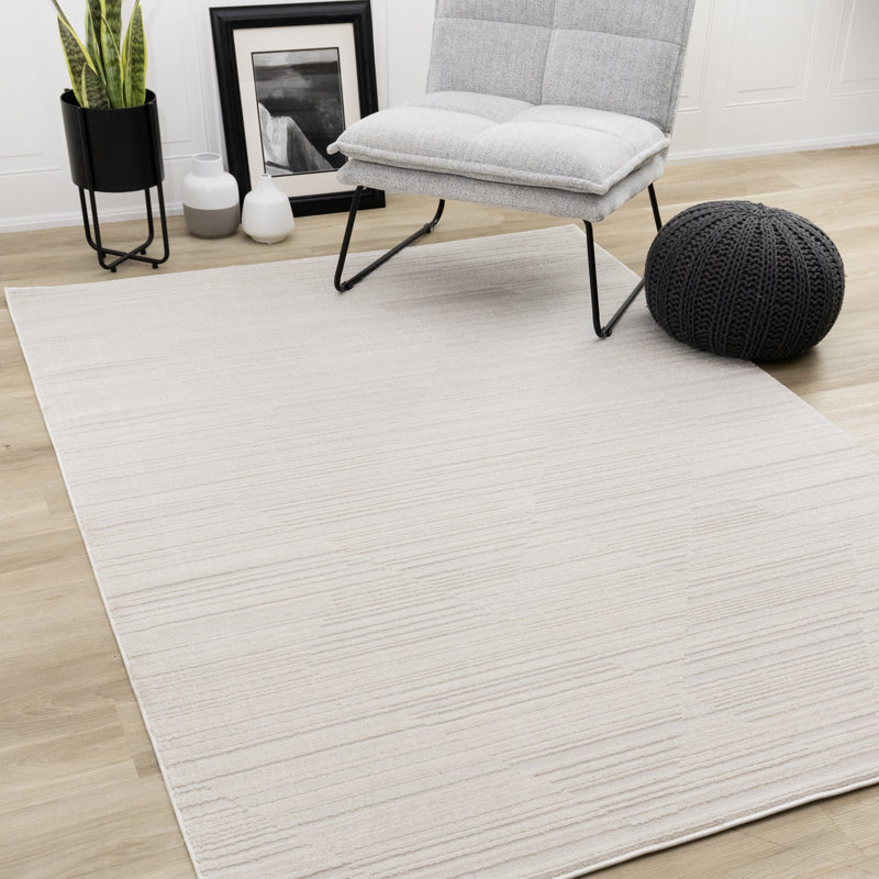 Tapis intérieur beige Dimassino, Rectangle 6 pi 7 po x 9 pi 6 po