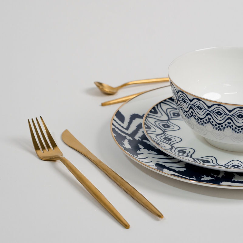 Suai Bone China Dinnerware Set 12 Piece - Service for 4