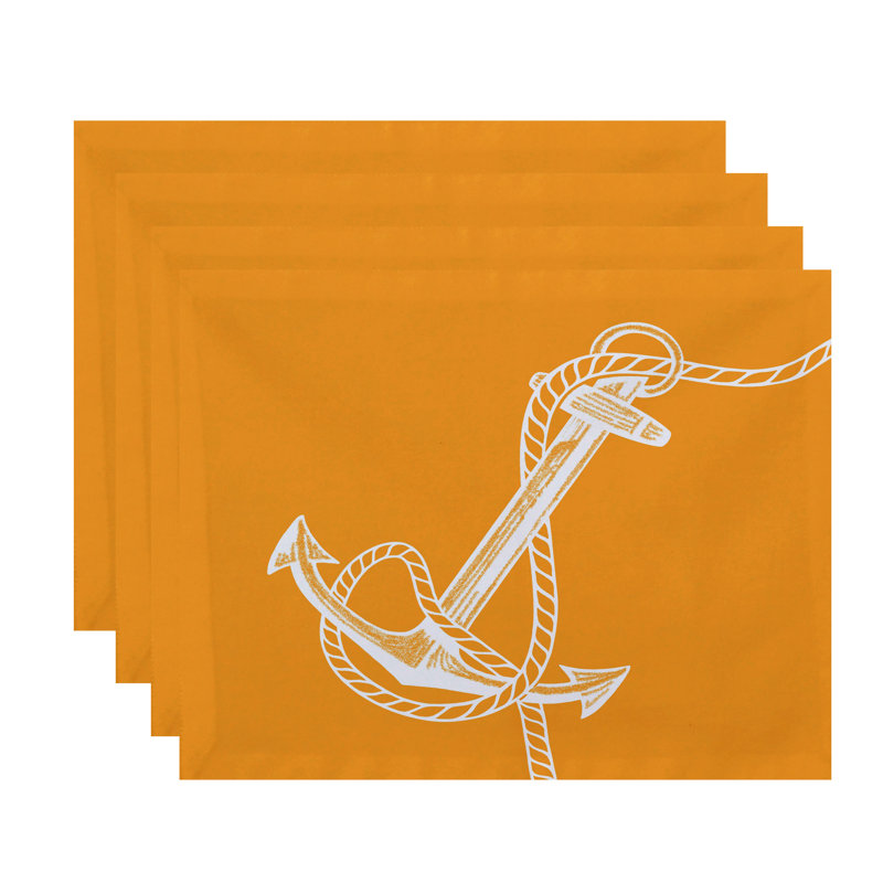 Ensemble de napperons 4 pièces Ludwig, Jaune