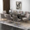 Chaise d'appoint en velours Baudel
