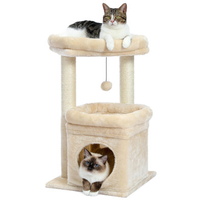 Indoor Small Sisal Plush Cat Tower
