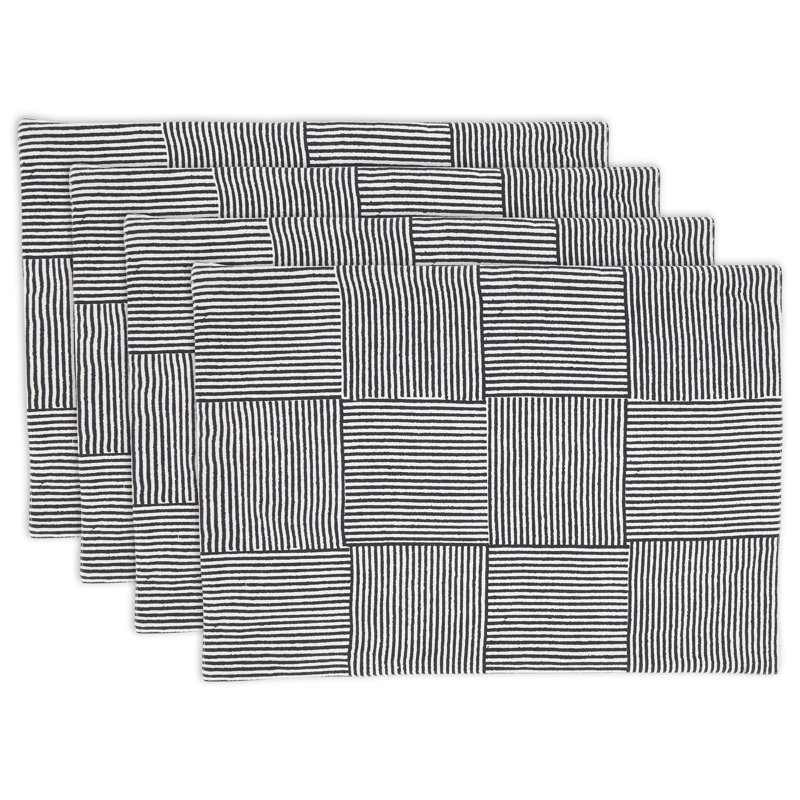 100% Cotton No Pattern Rectangle Placemat