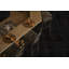 Carreau de sol en granite noir poli 18 po x 18 po Black Galaxy