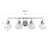 Gilbertson Metal/Seeded Glass Vanity Light-123430034-119335091