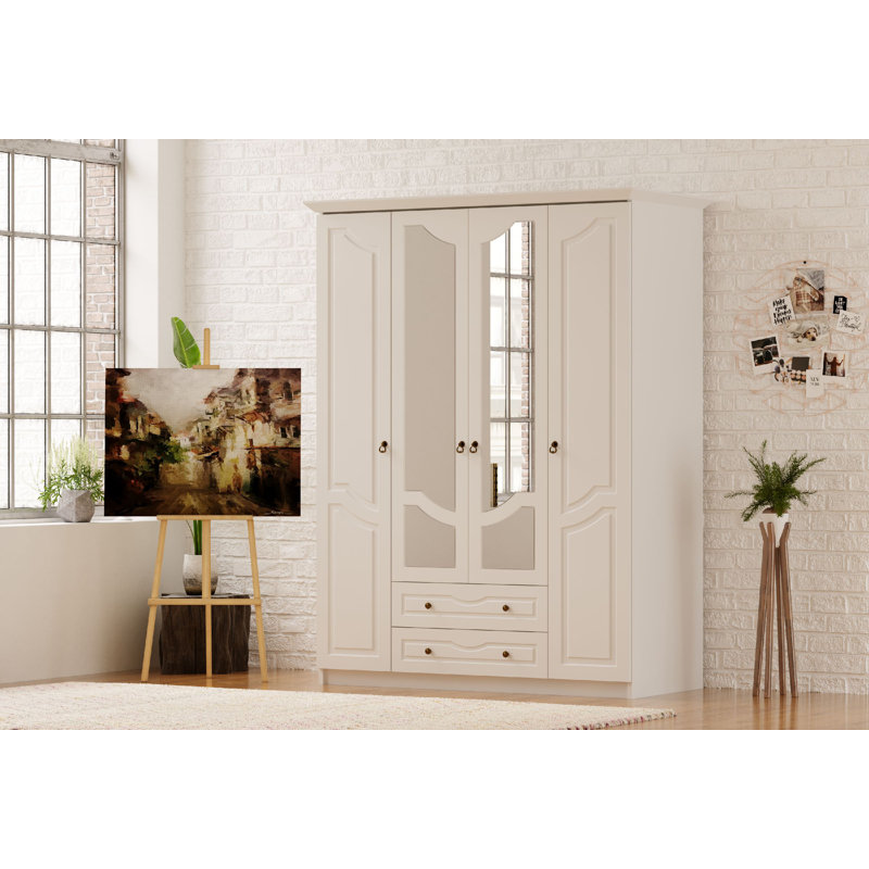 Anthuan 4 Door Wardrobe